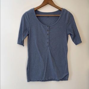 Blue shirt casual